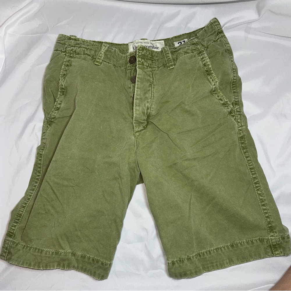Abercrombie & Fitch Green Men's Shorts